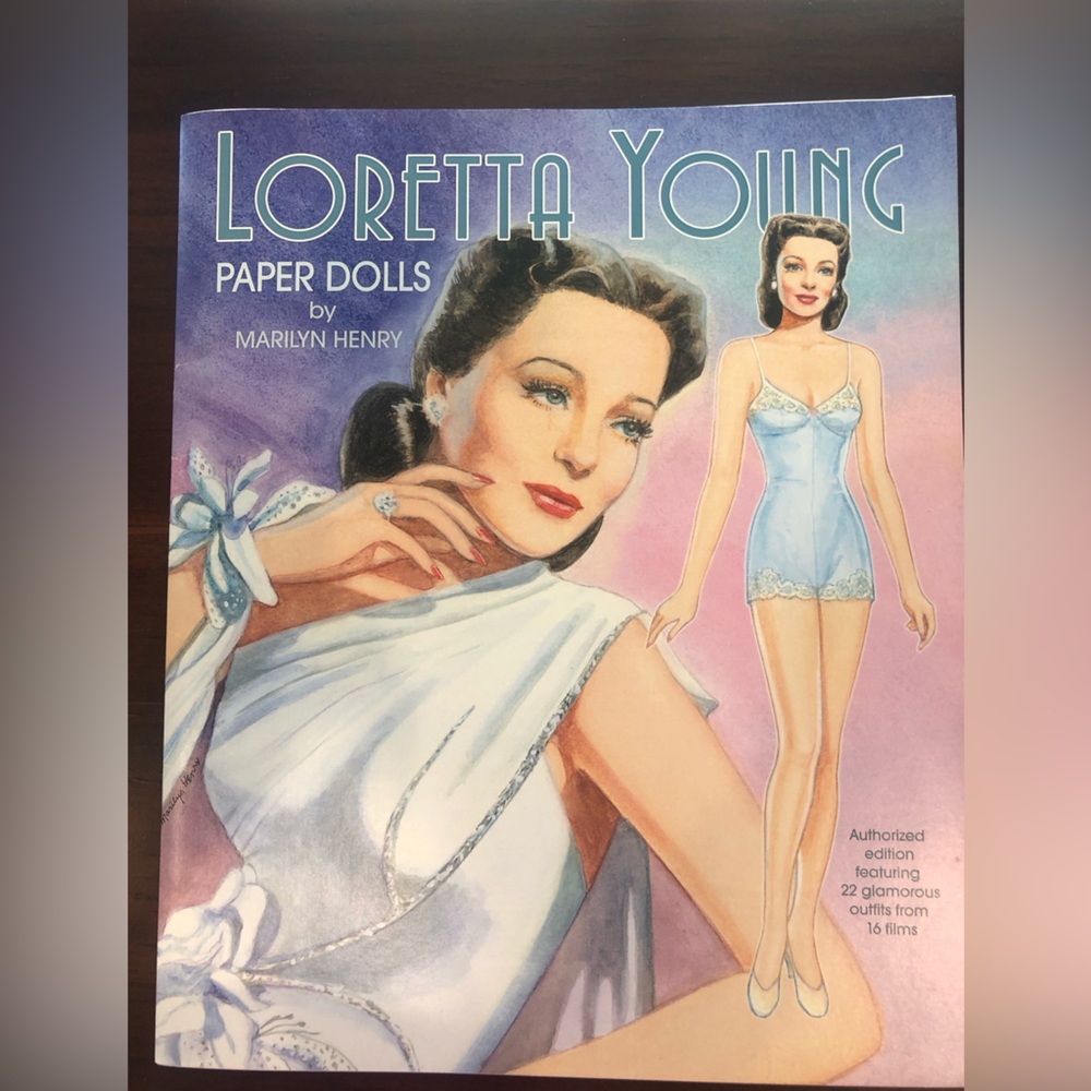 Loretta Young paper doll book